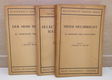 Load image into Gallery viewer, Blackwell&#39;s German Texts 3 Antique German Books
