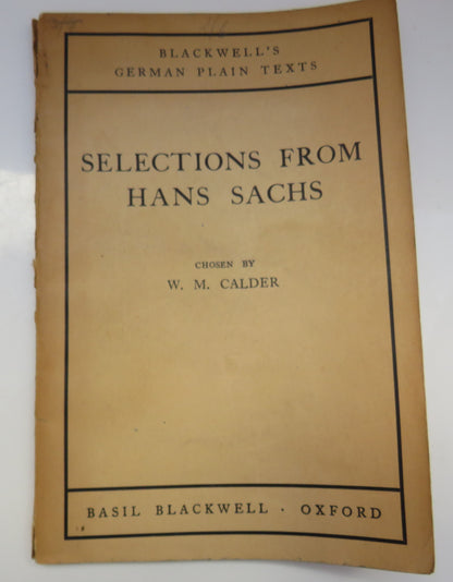 Blackwell's German Texts 3 Antique German Books book image 7