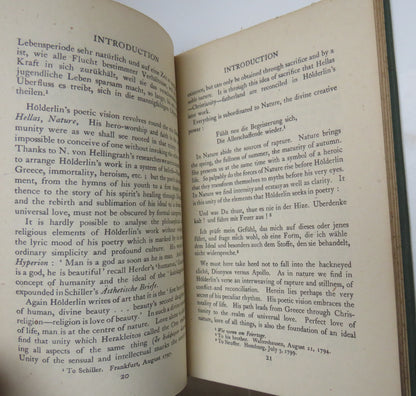 Friedrich Holderlin Gedichte Selected and Edited By A.Closs 1944 book image 5