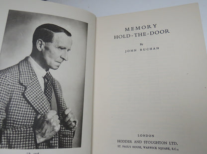 Memory Hold-The-Door By John Buchan 1950 book image 3
