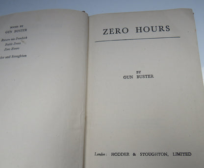 Zero Hours By Gun Buster 1942 book image 3
