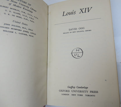 Louis XIV By David Ogg 1948 book image 4