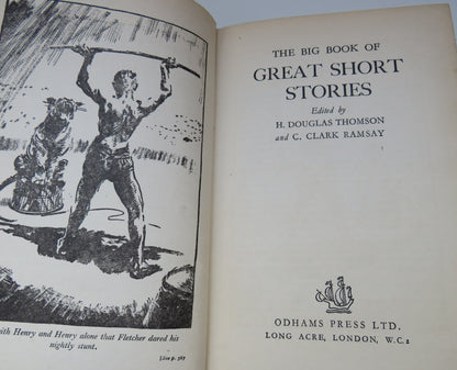 The Big Book Of Great Short Stories Edited By H. Douglas Thomas and C.Clark Ramsay 1935 1st Edition book image 4