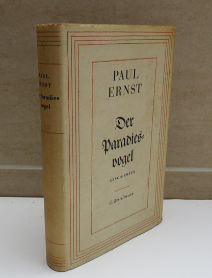 Der Paradiesvogel Geschichten By Paul Ernst 1955 - German Book book image 2