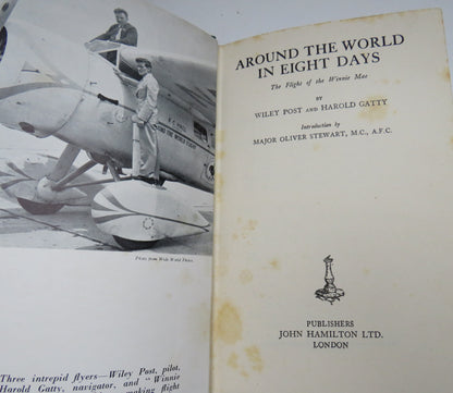 Around The World In Eight Days The Flight Of The Winnie Mae By Wiley Post and Harold Gatty book image 3