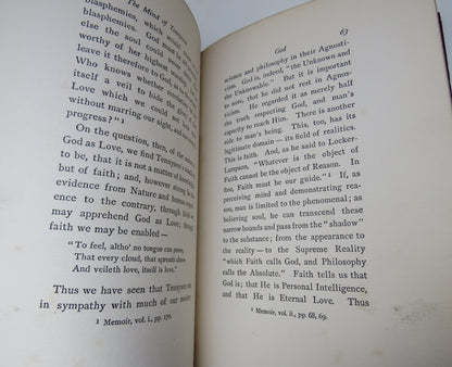The Mind Of Tennyson His Thoughts On God, Freedom and Immortality By E. Hershey Sneath 1900 book image 4