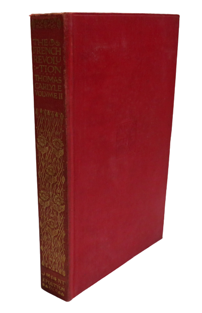 The French Revolution A History By Thomas Carlyle Volume II 1906 book front cover