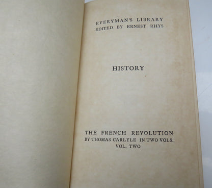 The French Revolution A History By Thomas Carlyle Volume II 1906 book image 4