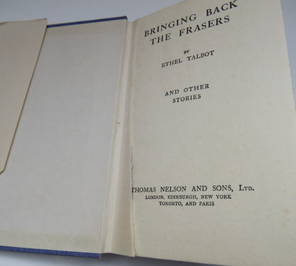 Bringing Back The Frasers By Ethel Talbot and Other Stories book image 4