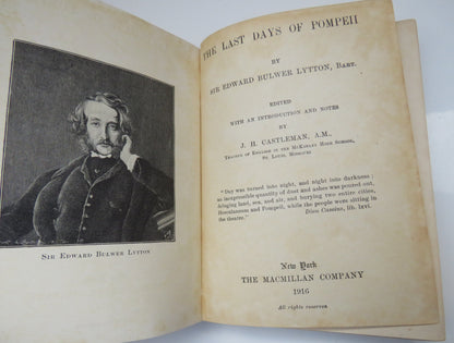 The Last Days Of Pompeii By Sir Edward Bulwer Lytton 1916 book image 5