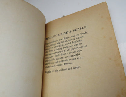 Bigglies' Chinese Puzzle By Captain W.E. Johns 1970 book image 3