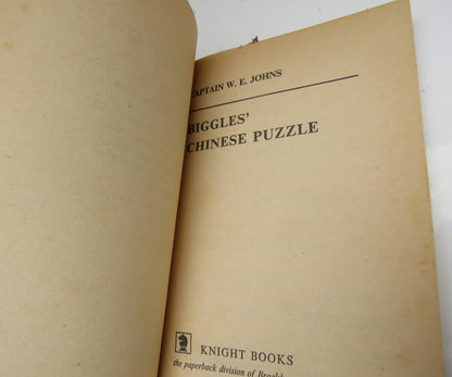 Bigglies' Chinese Puzzle By Captain W.E. Johns 1970 book image 4