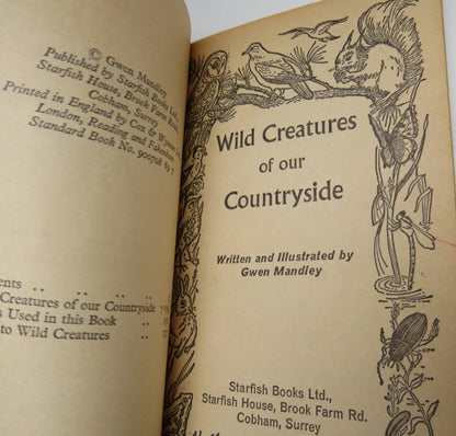 Wild Creatures Of Our Countryside By Gwen Mandley book image 4