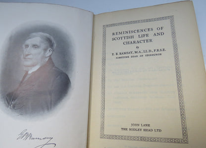 Reminiscences Of Scottish Life And Character By E.B. Ramsay 1928 book image 4