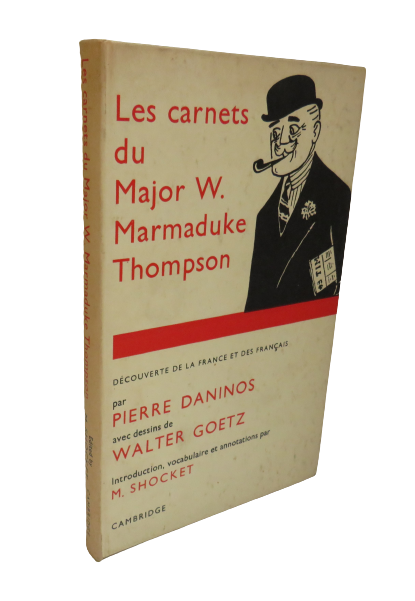Vintage French Book - Les Carnets Du Major W.Marmaduke Thompson 1963 book front cover