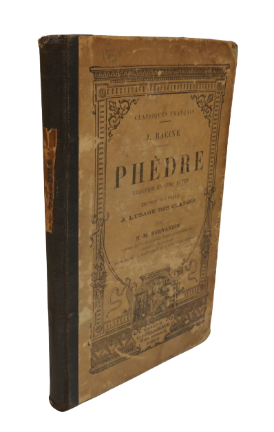 Phedre Tragedie En Cinq Actes By J.Racine Antique French Book book front cover
