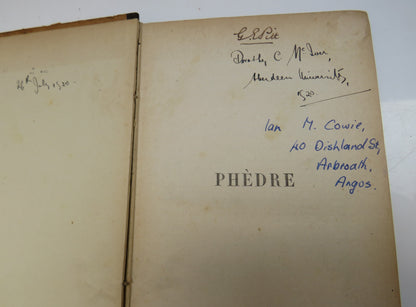 Phedre Tragedie En Cinq Actes By J.Racine Antique French Book book image 4