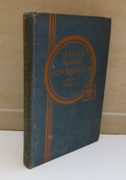 Lessing Minna Von Barnhelm By Leopold Goedsche 1937 book image 2