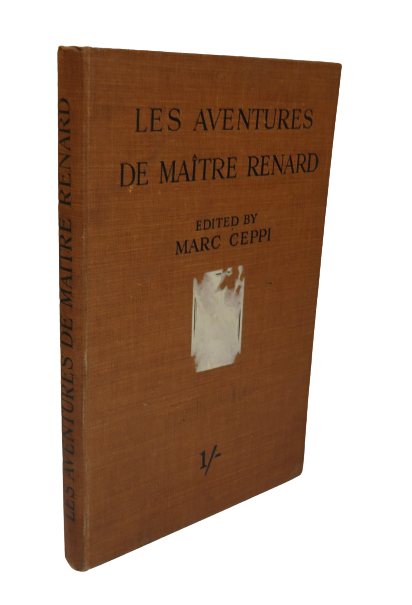Les Adventures De Maitre Renard Edited By Marc Ceppi book front cover