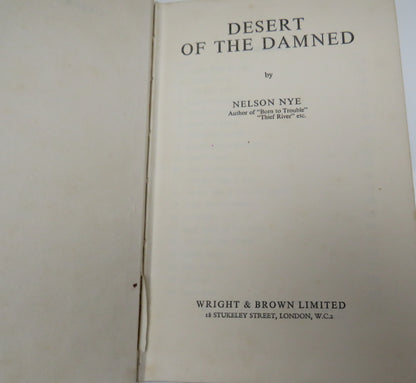 Desert Of The Damned By Nelson Nye 1953 book image 3