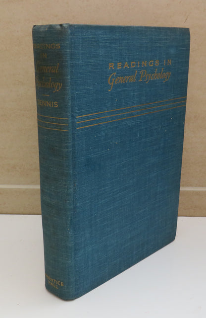 Readings In General Psychology Edited By Wayne Dennis 1950 book image 2