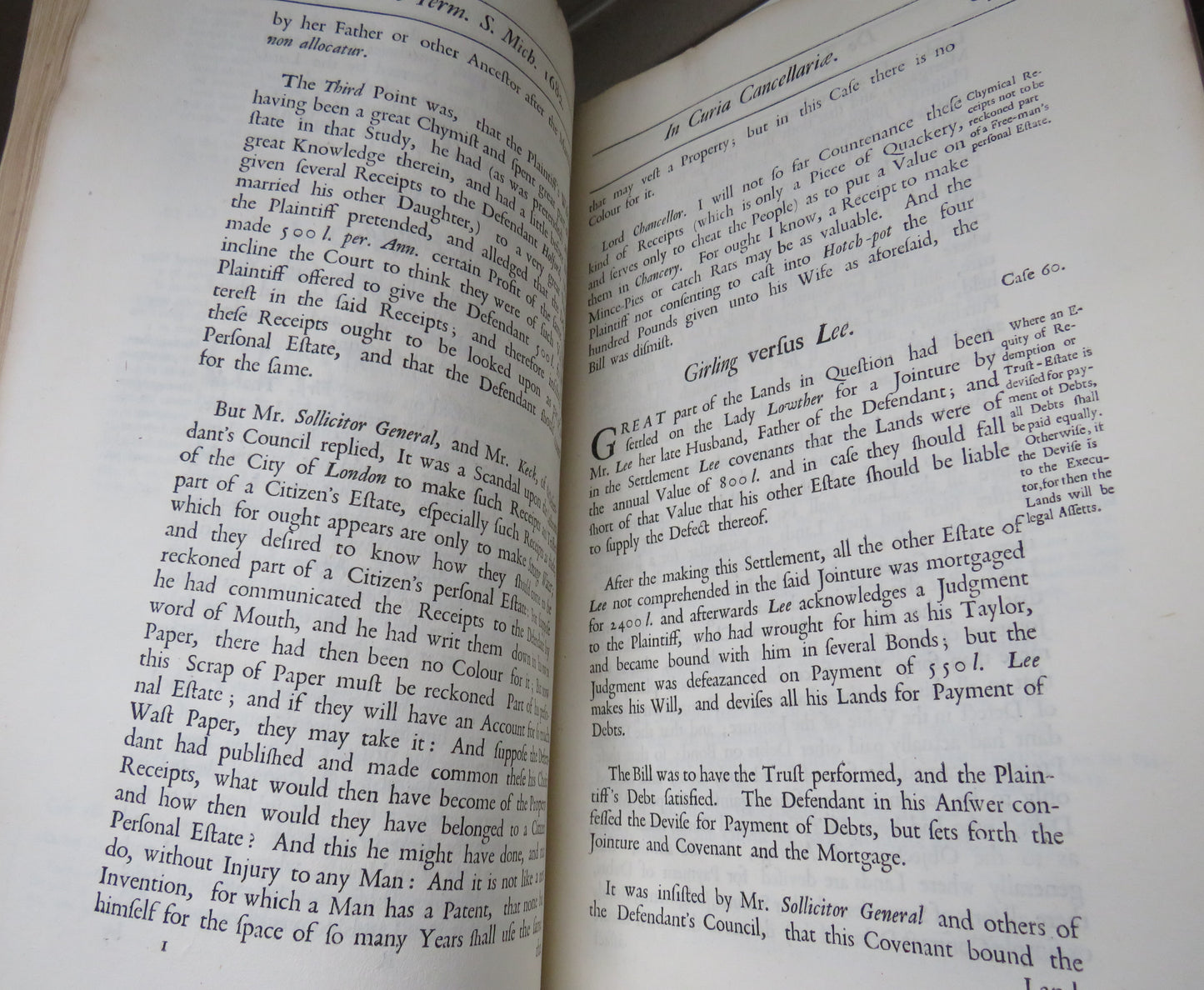 Cases Argued And Adjudged In The High Court Of Chancery 1726