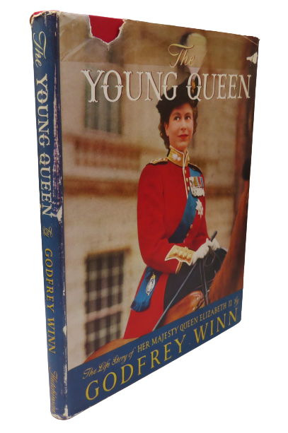 The Young Queen The Life Story Of Her Majesty Queen Elizabeth II By Godfrey Winn 1952 book front cover