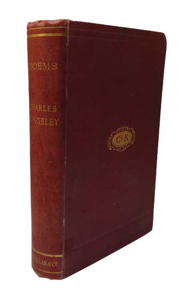 Poems By Charles Kingsley 1889 book front cover