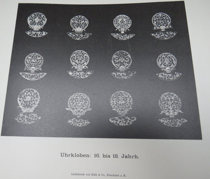 1888 German Book - Die Marfels' Sche Uhren-Sammlung Umfassend Interessante Taschen-Uhren book image 7