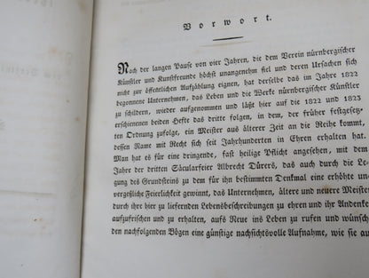 Antique German Book - Die Rurnbergifchen Runstlet Gefchilbert Nach Ihrem Leben Und Ihren Werken von  book image 5