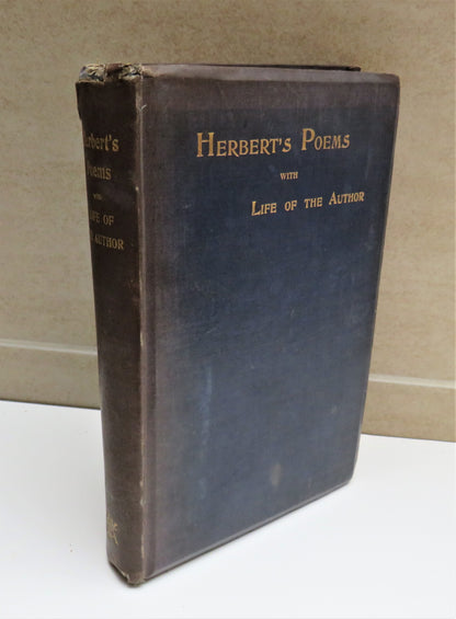 Herbert's Poems A New Edition With The Life Of The Author By Izaak Walton 1903 book image 2