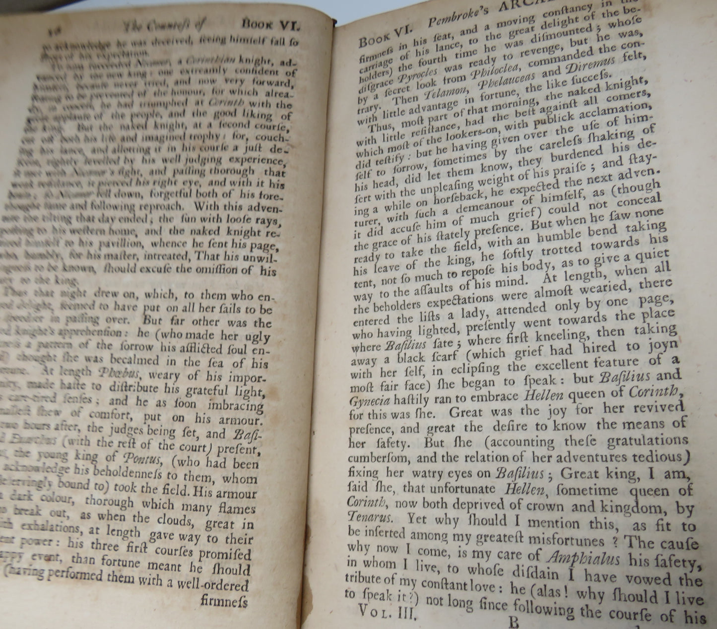 A Sixth Book To The Countess Of Pembroke's Arcadia Written By R.B. Of Lincolns-Inn Esq 1724