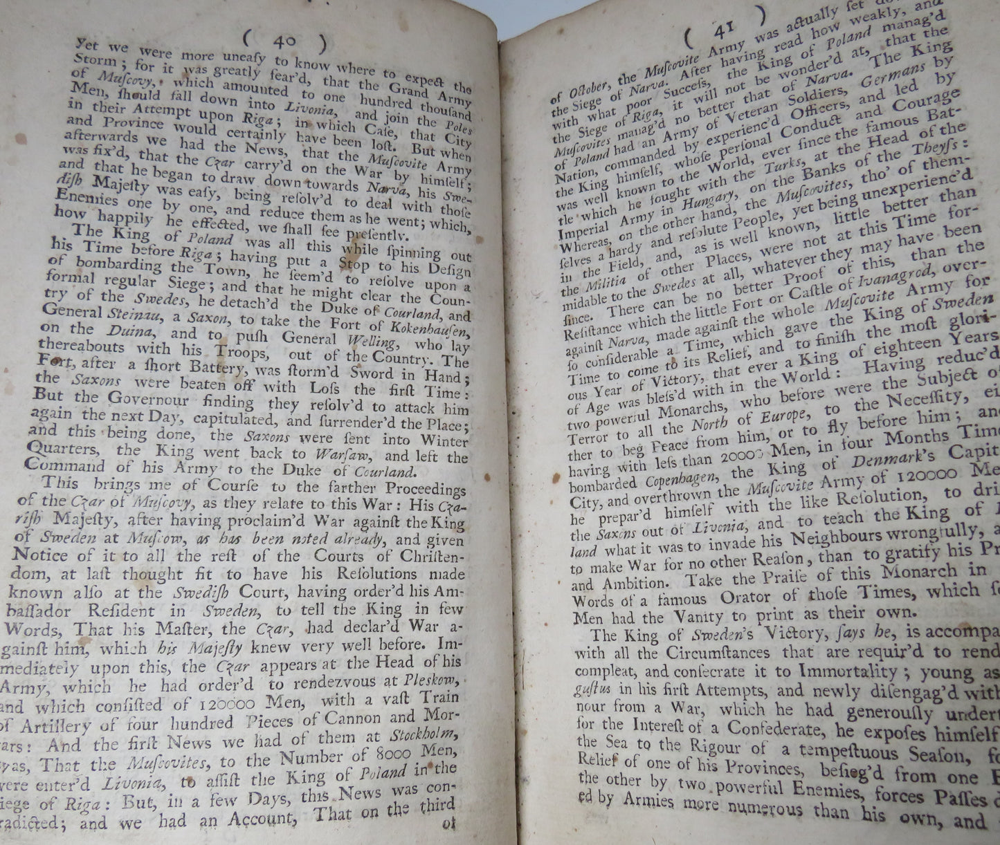 The History of The Wars Of His Late Majesty Charles XII King of Sweden From His Fifth Landing In Denmark To His Return From Turkey To Pomerania