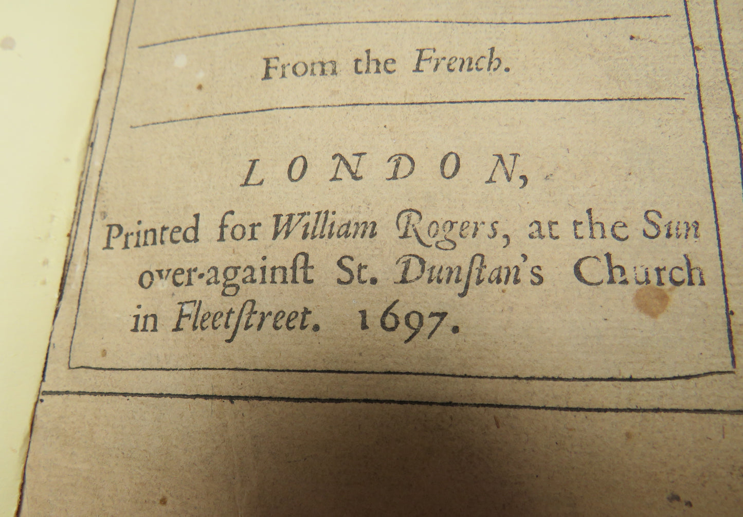 The Knowledge Of Medals: Or Instructions For Those Who Apply Themselves To The Study Of Medals Both Ancient and Modern 1697