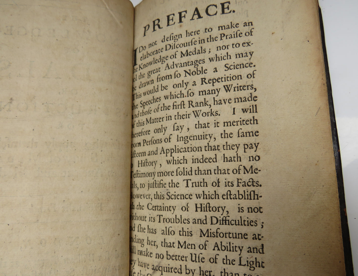 The Knowledge Of Medals: Or Instructions For Those Who Apply Themselves To The Study Of Medals Both Ancient and Modern 1697