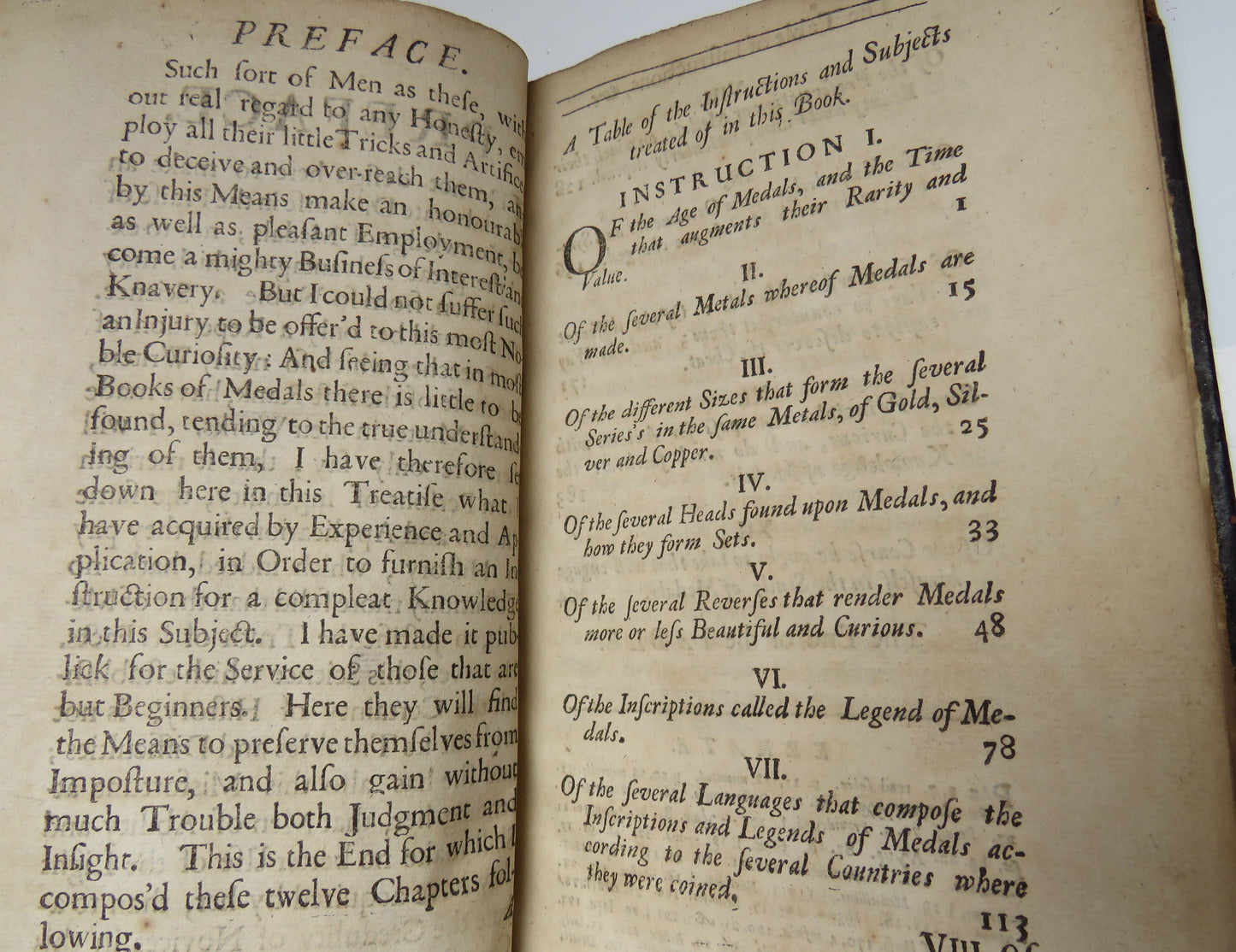 The Knowledge Of Medals: Or Instructions For Those Who Apply Themselves To The Study Of Medals Both Ancient and Modern 1697