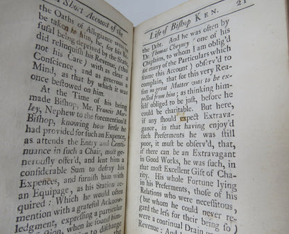 A Short Account Of The Life Of The Right Reverend Father In God Thomas Ken D.D 1713 book image 6