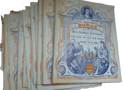 The National Burns Edited By Rev George Gilfillan Collection Of 30 Magazines / Issues book front cover