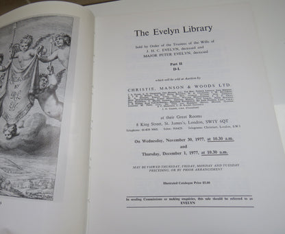 The Evelyn Library Part II D-L November & December 1977 - Christies Catalogue book image 3