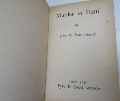 Murder In Haiti By John W.Vandercook 1956 book image 3