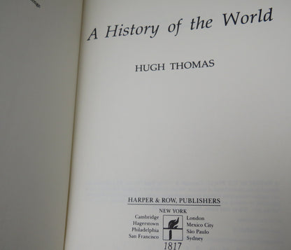 A History Of The World By Hugh Thomas 1979 book image 3