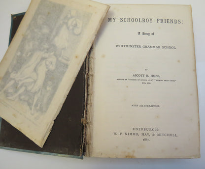 My Schoolboy Friends: A Story Of Whitminster Grammar School By Ascott R. Hope 1887 book image 4