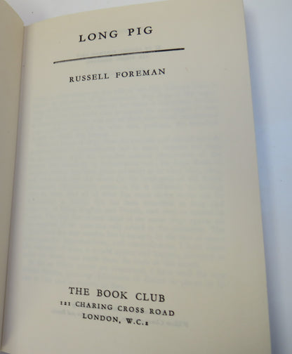 Long Pig By Russell Foreman 1960 book image 3