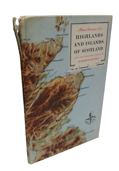 About Britain No.12 Highlands and Islands Of Scotland A New Guide Book 1951 book front cover