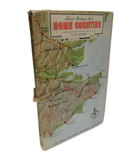 About Britain No.3 Home Counties A New Guide Book 1951 book front cover