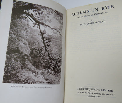 Autumn In Kyle And The Charm Of Cunninghame By D.C.Cuthbertson book image 3