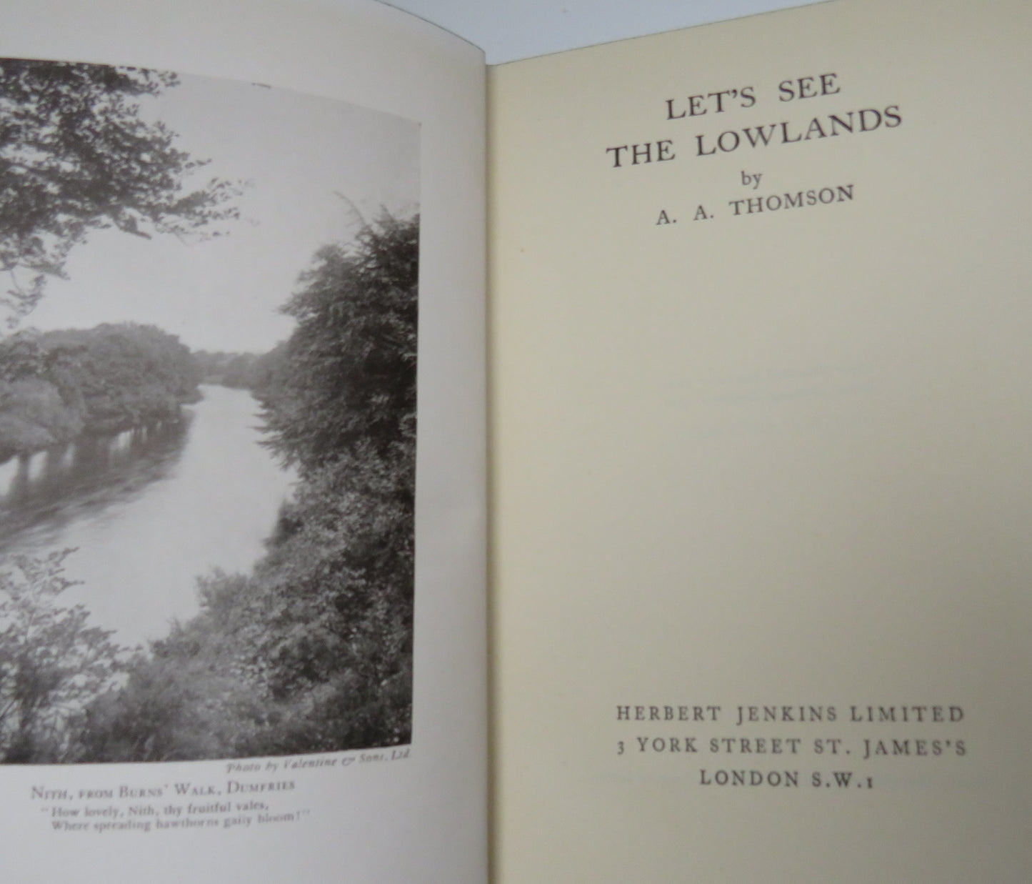 Let's See The Lowlands By A.A. Thomson 1930