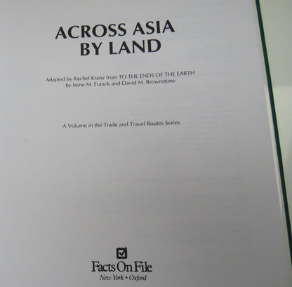 Across Asia By Land - A Volume In The Trade and Travel Routes Series book image 3