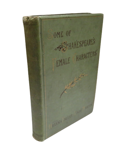 On Some Of Shakespeare's Female Characters By Helena Faucit, Lady Martin 1887 book front cover
