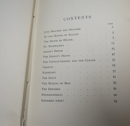 The Death If Cenone Akbar's Dream and Other Poems By Alfred Lord Tennyson 1892 book image 5